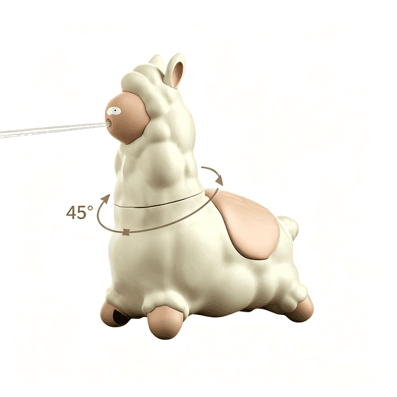 Llama Shaped Water Sprayer Toy, Rotatable Head Interactive Water Play Toy, Indoor Outdoor Summer Cooling Entertainment Toy