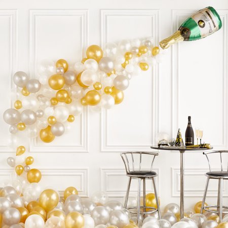 Champagne Bottle Balloon Party Kit Includes 211 Balloons