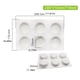 thumbnail image 4 of Advancent Molde de silicona de 6 rejillas para postres, Mousse, herramientas para hornear, pasteles, magdalenas, decoración, molde para accesorios Herramientas y accesorios para hornear Advancent HA080565-00, 4 of 6