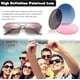 thumbnail image 3 of Gafas de sol de aviador polarizadas cuadradas para mujer y hombre, gafas de sol vintage, 3 of 5
