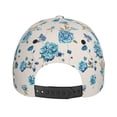 thumbnail image 6 of Daiia Rose Flowers print Baseball Cap Men Women Golf Dad Hat Adjustable Original Classic Low Profile Hat Unconstructed Plain Cap, 6 of 9