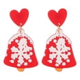 thumbnail image 2 of 1 par de de Navidad, de joyería, para niñas, de joyería de vacaciones de Navidad de Acción de Gracias, liviano - Yinane Pendientes Stud, 2 of 5