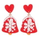thumbnail image 2 of 1 par de pendientes navideños para mujer, joyería, pendientes navideños, pendientes de árbol con lazo para niñas, de Acción de Gracias, ligera - Fernando Pendientes Stud, 2 of 5