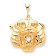 thumbnail image 1 of 10K Yellow Gold Solid Polished Tigers Head Charm, 1 of 2