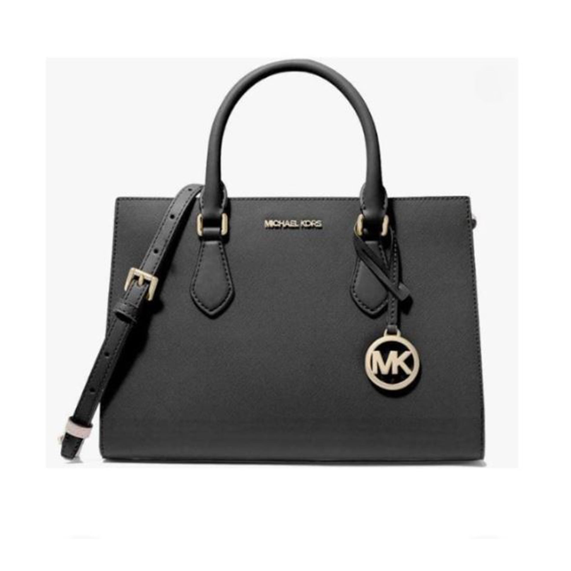Michael Kors XS Jet Set Travel Tote, Black, Logo Canvas, 10.75