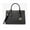 Gold, Black, variant on Women's Polyester Sheila Satchel Medium Handbag Zipper, Black