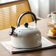 thumbnail image 3 of Eease Stovetop Tea Kettle Tea Pot Stainless Steel Whistling Kettle Tea Kettle with Handle 3L, 3 of 5