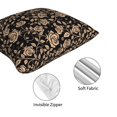 thumbnail image 4 of Throw Pillow Covers, roses_AA Soft Square Pillow Cases with Invisible Zipper for Couch Bed Sofa, Farmhouse Fall Home Decor 18"x18", 4 of 7