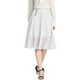 thumbnail image 1 of Falda Midi Allegra K Mujer S Lunares Vintage Con Cremallera En La Cintura Elástica Blanco, 1 of 5
