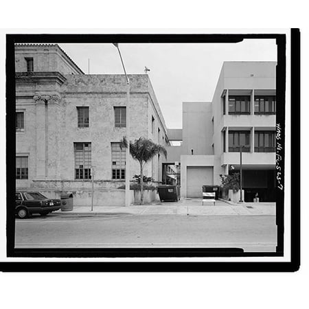 Historic Print, U.S. Post Office & Courthouse, 300 Northeast First Avenue, Miami, Dade County, FL - 7, 18" x 24"