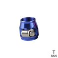 thumbnail image 1 of Hose Clamp AN4 AN6 AN8 AN10 Fuel Line Clip Oil Water Pipe Hose Fittings Finisher Clamps Hex Finishers~2224, 1 of 1