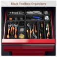 thumbnail image 4 of 48Pcs Tool Box Organizer Hardware Tool Tray Garage Organization Set Tool Tray Dividers Chest Drawer Work Storage Box,6 sets (12 large, 18 medium, and 18 small),Dark Gray, 4 of 6