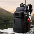 thumbnail image 4 of Fishing Backpack - Black - Multifunctional - Waterproof - Comfortable - Large Capacity, 4 of 4