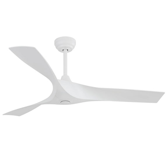 imerelez 52 Inch Ceiling Fan Without Light, with Remote Control 6 Speed Quiet Reversible DC Motor