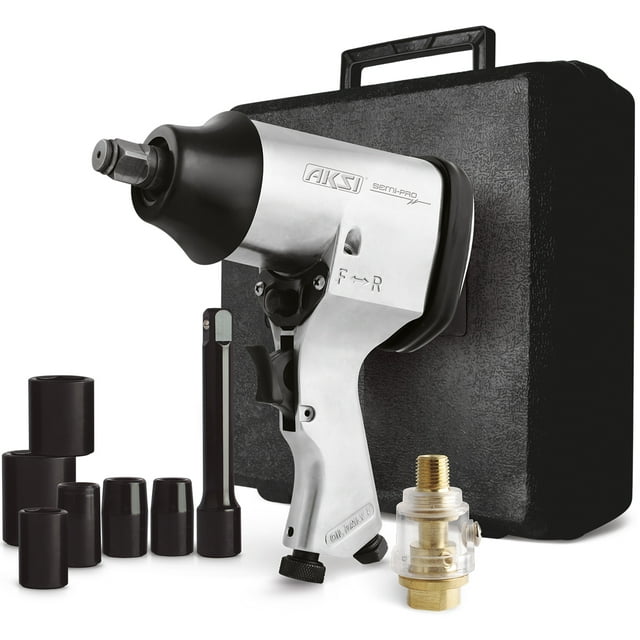 Llave Neumática de Impacto AKSI 1/2 Con Accesorios SEMI PRO