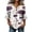 Multicolor 8, variant on Yotami Womens Tops and Blouses for Dressy Casual, Summer Floral Print Loose Fit Top with Ornamental Button, Ruffle Sleeve V-Neck Shirts, Size S-XXXL