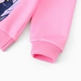 thumbnail image 6 of Barbie Girls Graphic Sweatshirt Pink Long Sleeve Crewneck Pullover Tops For Kids 6-7Y, 6 of 8
