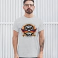 thumbnail image 3 of Tee Hunt Wordclass Motorcycles T-shirt Live the Legend Route 66 Biker Men's Tee, Ash Gray, XX-Large, 3 of 5