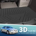 thumbnail image 2 of Unique Bargains Flat Face Cargo Liner Rear Trunk Mat Trunk Cargo Luggage Boot Tray Mat Stripes and Triangles Pattern for Toyota Camry 2006-2011 Anti-Slip, 2 of 7