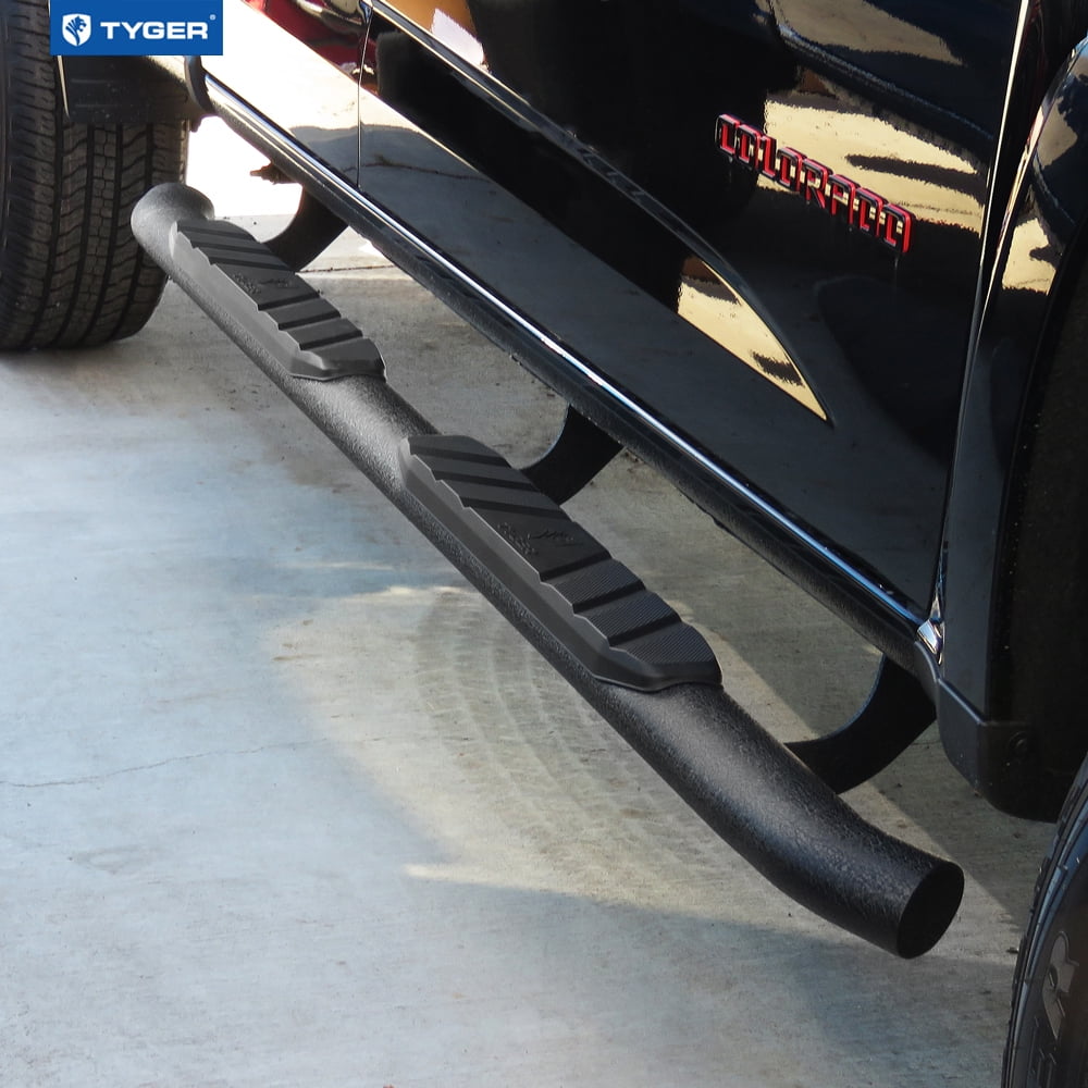 Tyger Auto 3.5" Rider Running Boards Compatible with 2015-2022 Chevy Colorado GMC Canyon | Extended Cab | TG-SS2C35628 | Side Step Rail Nerf Bars