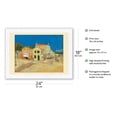 thumbnail image 2 of The Yellow House (The Street) - From an Original Color Painting by Vincent Van Gogh c.1888 - Japanese Unryu Rice Paper Art Print (Unframed) 18 x 24 in, 2 of 4