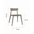 thumbnail image 2 of OFFIHO Silla Kipali Capuccino para exterior resistente a rayos UV de polipropileno, 2 of 7