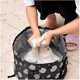 thumbnail image 5 of Lavabo plegable para pies, bañera portátil de viaje para pies para remojar pies, cubo plegable multifuncional impermeable para remojo de pies para lavado de camping, 5 of 5