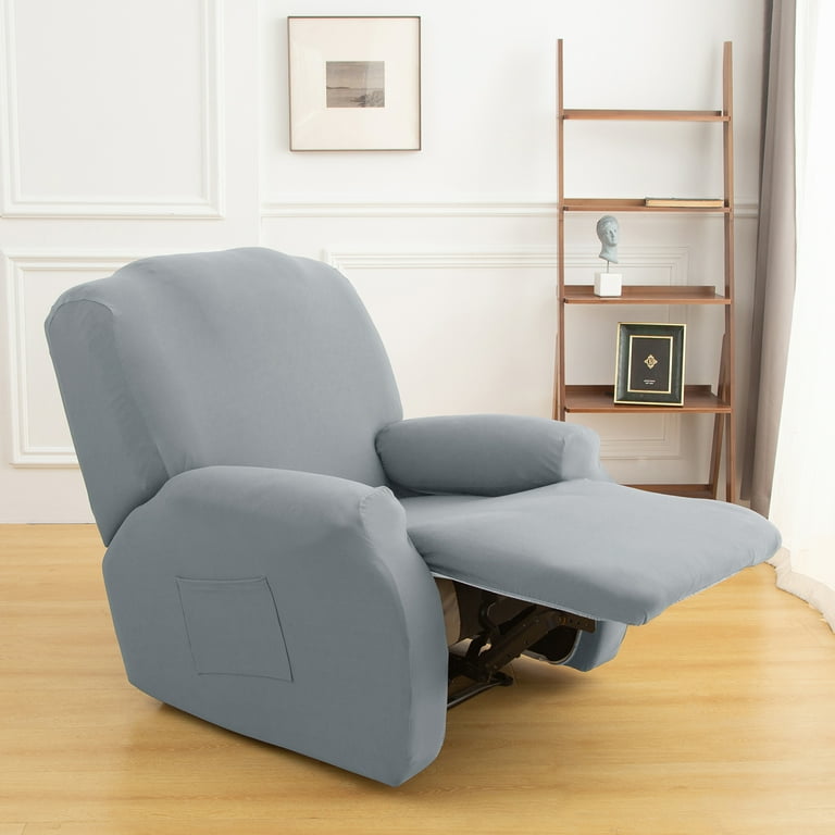 KBOOK Recliner Chair Cover Stretch Recliner Slipcover With Pockets