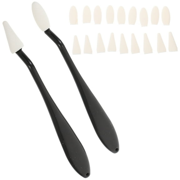 Worgeous 6.68X0.79X0.79in Black Sketch Wipe Tools Drawing Stumps for Artists Highlight Detail Wiping 2 Wipers