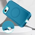 thumbnail image 3 of I-HONVA Magnetic Case for iPhone 16e / iPhone 17e,Compatible with Mag-Safe,3-Layer Drop Protection Anti-Slip Rugged Shockproof Dustproof Protection 6.1 inch Phone Case,Green, 3 of 5