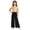 Gold, variant on Kids Girls Metallic Jazz Dance Jumpsuit Mesh Wide-Leg Bodysuit Ballroom Rumba Tango Chacha Dancewear Green 6