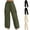 Army Green, variant on pstuiky Cargo Pants Women Baggy, Solid Color Loose Long Straight Leg High Waisted Trousers Fashion Workout Clothes Army Green L