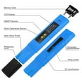 thumbnail image 3 of OBOSOE Digital pH Meter,Water Quality Tester,Water pH Tester With 0-14pH Measurement Range,Suitable For Drinking Water,Hydroponics, Aquarium,Swimming Pool. High Precision 0.01pH Pen Tester, 3 of 5