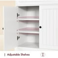 thumbnail image 3 of DreamCurship 72" Kitchen Pantry Storage Cabinet, Freestanding Kitchen Storage Cabinet with Door Shelves, White, 3 of 6