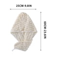 thumbnail image 3 of Gorro Secador de Pelo de Microfibra Cloud Velvet: Suave, Antideslizante y de Rápida Absorción para El Baño y Los Viajes., 3 of 5