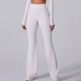 thumbnail image 6 of EaskTriop Women's Yoga Pants High Waisted Wide Leg Flare Trousers Soft Stretchy Lounge Pants Comfy Fashion Dressy Workout Pants Outdoor Leggings, 6 of 6