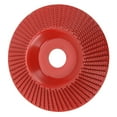 thumbnail image 4 of Disque de Roue Abrasive, Roue de Modelage en Bois Construction Robuste Longue Durée de Vie Dents Pointues 125mm Résistant à l'Usure pour Sculpture Rouge, 4 of 8