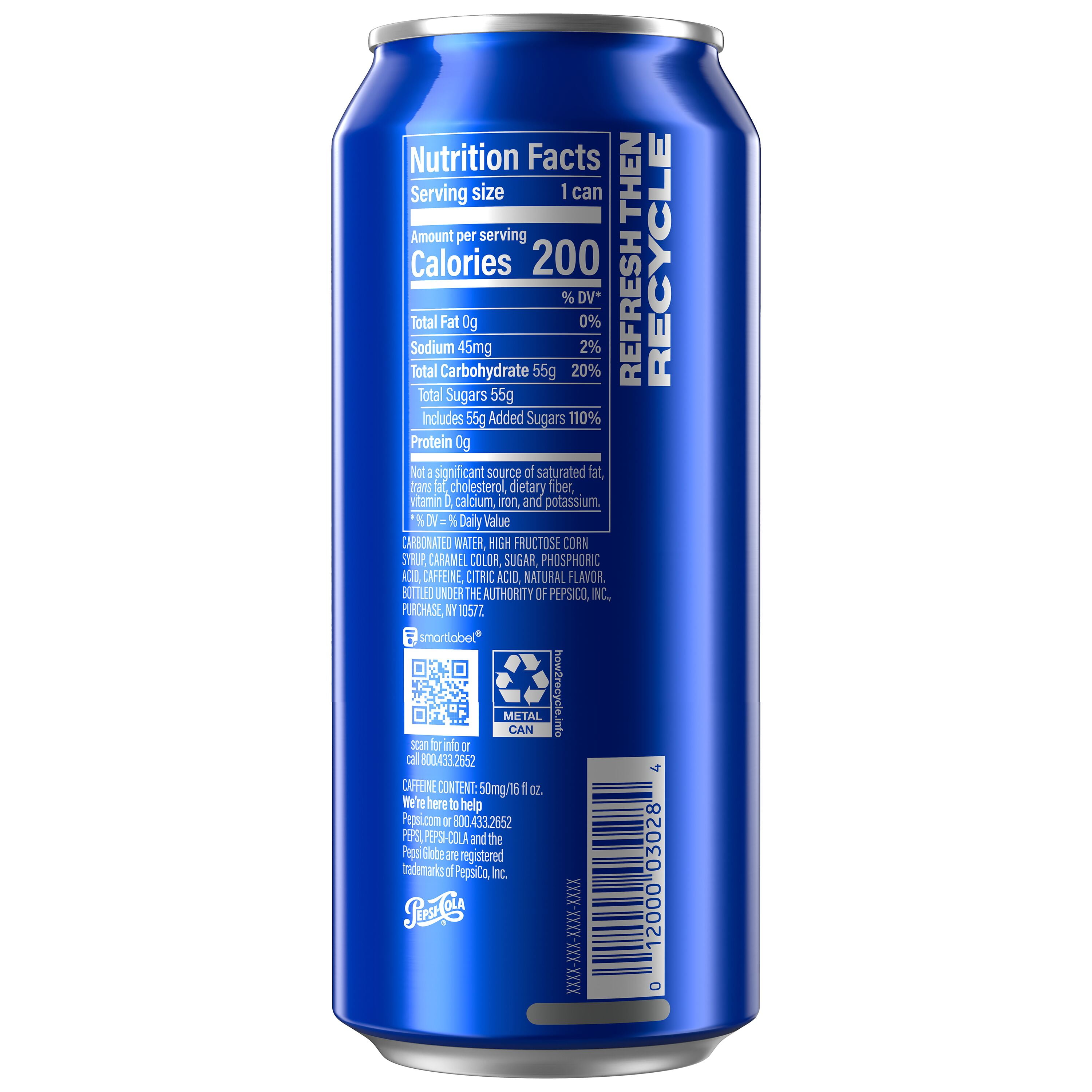 Pepsi Cola Soda Pop, 16 fl oz Bottle