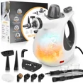thumbnail image 2 of Pressurized Handheld Natural Steam Cleaner with 12 Replacement Parts - Handheld Steam Cleaning Tool for Home, Kitchen - Ideal Mother's Day Gift Ideas for Mom, Mothers Day Gift Ideas, 2 of 10