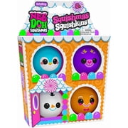 NeeDoh The Groovy Glob Squishmas Squishkins Stress Ball 4-Pack