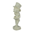 thumbnail image 4 of 3 Piece Alice in Wonderland, White Rabbit & Mad Hatter Antiqued White Solid Cement Statue Set, 4 of 5