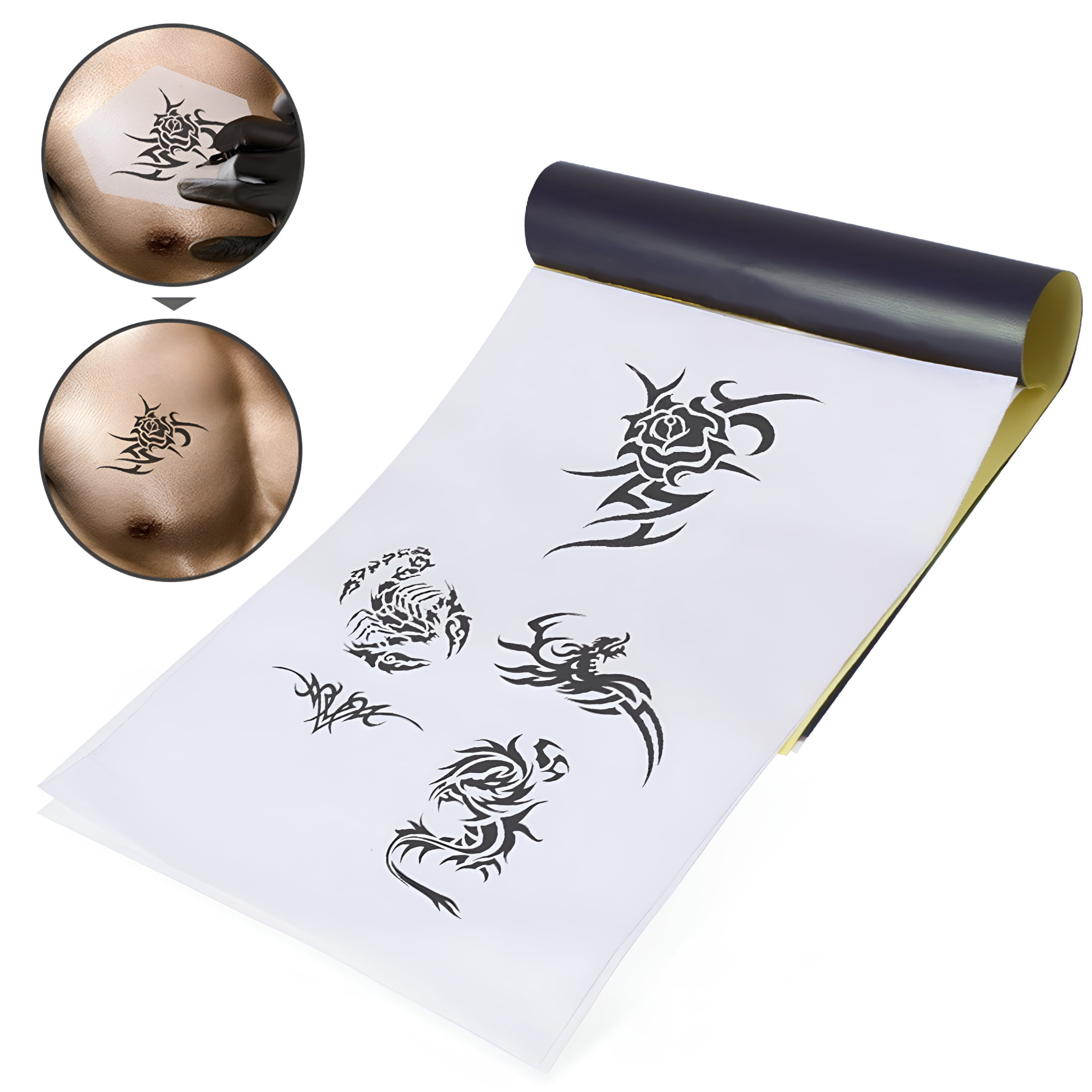 CCOCC 2026 New 1 Pack Tattoo Transfer Paper A4 Size Multi-Use Professional Body Art Tattooing Tool Thermal Copying Reusable Tattoo Stencil Paper Copy Paper Tattoo Accessories