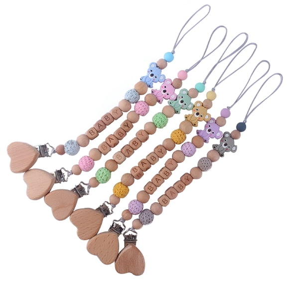 ACDANC Baby Pacifier Clips, Holder Leash for Boys and Girls, Teething Toys Teethers