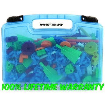- Life Made Better Toy Storage Organizer. Fits Up To 200 Pieces Or Building Educational Toys. Compatible With TinkerToy, ETI Toys, VIAHART Brain Flakes And K’NEX Building Set.