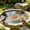 B, variant on Bird Bath Plate Decorative Purification Plate with Support Points Natural All Weather Water Suitable for Outdoor Bird Bath Tubs and Bowls Multiple Choices