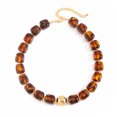 thumbnail image 5 of NICKSUN Colorful Chunky Necklaces for Women Trendy Multicolor Large Square Resin Beads Necklace Boho Chunky Statement Choker Necklaces Y2K Summer Jewelry, 5 of 8