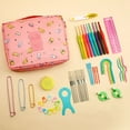 thumbnail image 4 of Knitting Tool Set Crochet Hook Wool Exquisite Storage Bag Household Multi-functional Woven Accessories Suitable For Beginner XPY, 4 of 7