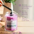 thumbnail image 3 of 22 oz Candle (JAR) Soy Blend Lilac Blossoms - 1 pk, 3 of 8