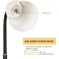 thumbnail image 4 of Adjustable Task Floor Lamp Modern Standing Reading Lamp - White, 4 of 7