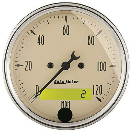 Autometer 1887 Antique Beige Electric Programmable Speedometer